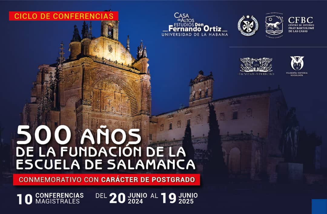Noticia Ciclo de conferencias conmemorativo a los 500 años de la fundación de La Escuela de Salamanca